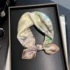 Brand 100% Silk Scarf Women Neck Hair Foulard Square Hijab Print Poncho Scarves Bandana New Wrap Kerchief Headband Shawls