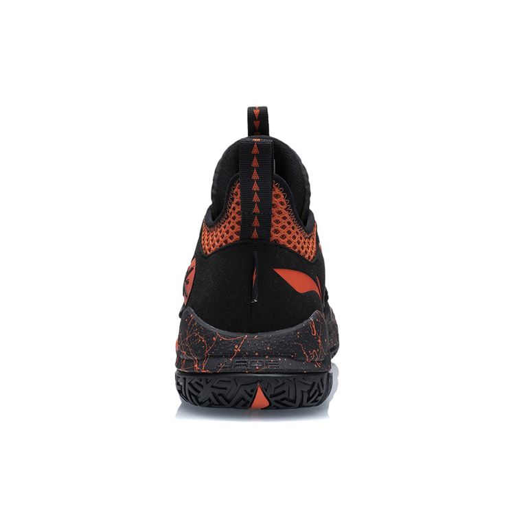 Li Ning Wade Block Fabric Synthetic Leather Shock Absorption Anti-Slip Wear-Resistant Support Low-Top Basketball Shoes Men Sneaker ABPR065-6