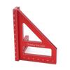 Aluminum Alloy Multi Angle Measuring Ruler Woodworking Square Protractor 45 Degrees  90 Degrees  Miter Triangle Ruler