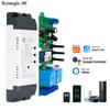 2-канальный Wi-Fi переключатель 220В 7-32В 85-250В 10А RF433 Пульт 2-канальный импульсный модуль реле Alexa Умный переключатель для Tuya