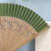 Retro Design Chinese Style Silk Fan Decoration Classical Fan Handheld Shell Fan  Summer Season