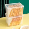 Bread Container Storage Box Dispenser Transparent With Cover Case Toast Cake Containers Airtight Box Bread Storage Box Home Tool