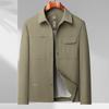 Spring and Autumn Clothing Thin Simple Jacket Tooling Men's Jacket Men's Business Casual Lapel