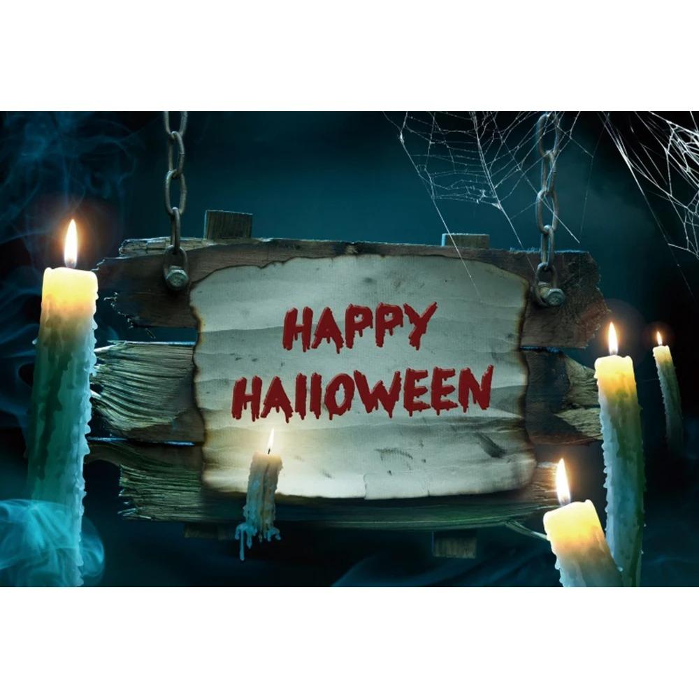 Хэллоуин вечеринка украшение фон ткань ужас ночь лес замок тыква голова висит ткань дом спальня комната украшение