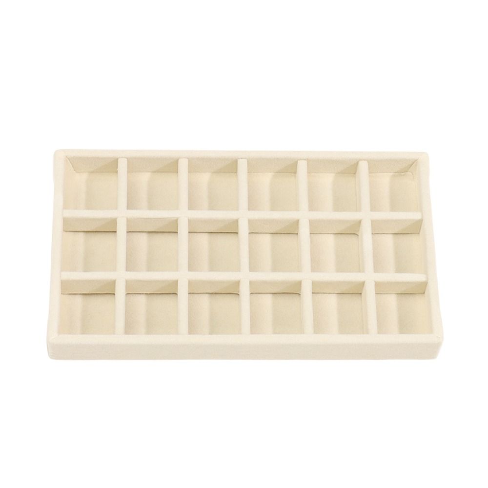 Бархатный поднос для ожерелья Штабелируемая витрина Ящик-органайзер Лотки Кольцо Браслет Ожерелье