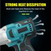 Высокий крутящий момент 800 Н·м Аккумуляторный бесщеточный электрический ударный гайковерт 388VF 1/2 дюйма Электроинструменты с 2 шт. 3,0 А·ч перезаряжаемыми батареями
