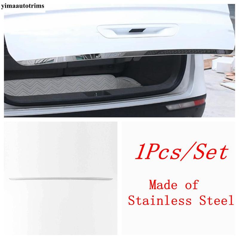For KIA Carnival KA4 - 2024 Accessories Rear Trunk Tailgate Door Handle Strip Molding Cover Trim Stainless Steel Exterior