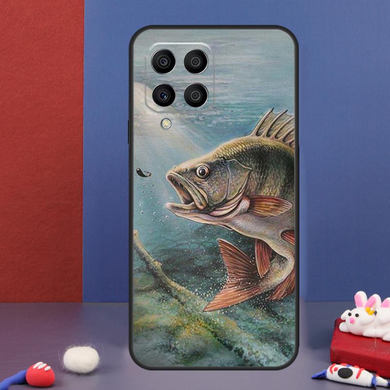 Fish Fishing Case For Samsung Galaxy M34 M14 M54 M13 M15 M36 M55 M35 M56 M16 M31 M11 M53 M12 M32 M52 M06