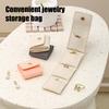 1/3 шт. Сумка для хранения ювелирных изделий Органайзер для серег Однотонный Мини-размер Портативный Складной