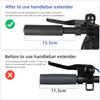 Black Ulip silicone handlebar extender kit without light for xiaomi and Ninebot ES series scooters