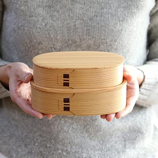Набор коробок для бенто Kurikyu Magewappa, nesting box RL, для женщин