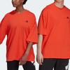 adidas Футболки Унисекс Половина Неоново-Красные С Круглым Вырезом Умеренный Прямой Крой H61131