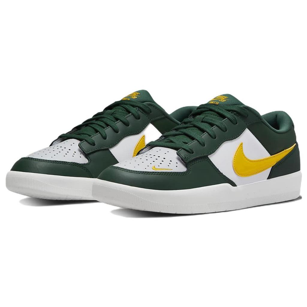 Nike Force 58 SB Premium Gorge Green Tour Yellow Unisex Sneakers White DH7505-300