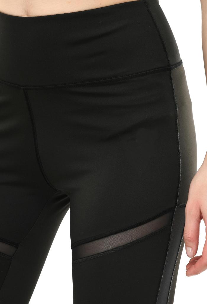 Спортивные леггинсы Body Smith Solid Black Mesh