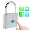 Smart Fingerprint Padlock USB Rechargeable IP56 Waterproof Anti Theft Lock for Cabinet