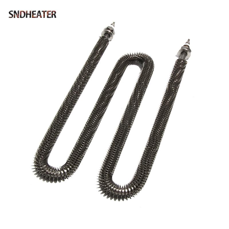 SNDHEATER M18*25 Резьбовой трубчатый оребренный нагревательный элемент 110В 220В 380В Оребренный нагреватель 1,5 кВт 2 кВт 2,5 кВт 3 кВт 3,5 кВт для воздушного осушителя