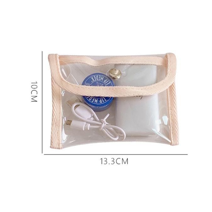 Модный кошелек для монет из ПВХ, женский прозрачный кошелек Kawaii для карт, сумка для хранения ключей, прозрачная маленькая сумка для девочек, ручные кошельки