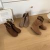 Французские ретро кожаные ботильоны Birkenstock женские ботинки новинка осень 2025