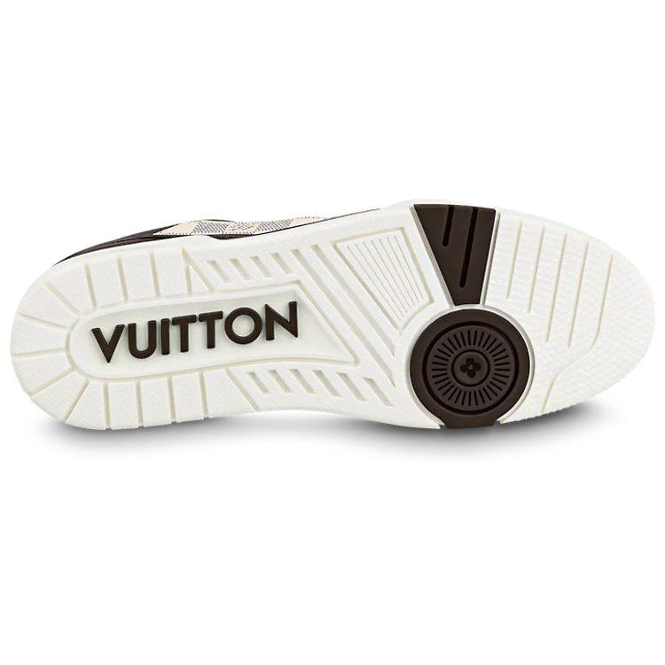 Louis Vuitton Кроссовки Lv Trainer 'Коричневая и белая клетка' 1AAST3