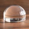 Meigan Увеличительное полукруглое 6x пресс-папье 78мм оптическое акриловое куполообразное настольное увеличительное стекло, купол, увеличение, увеличитель,