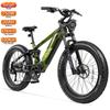 Электровелосипед Cyrusher Ranger 2.0 Вездеходный 750 Вт 26" Широкая шина Взрослый Электровелосипед 52 В 20 Ач Двойной гидравлический тормоз Макс. нагрузка 150 кг
