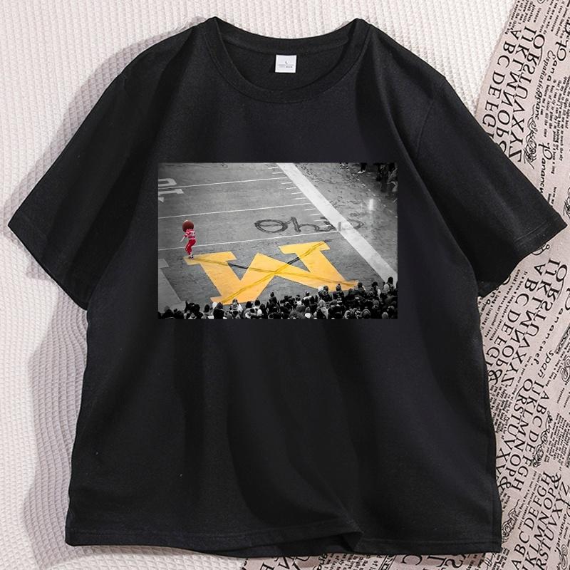 Funny Brutus T Shirt Snow Fan Football TShirt Cotton Short Sleeve Round Neck Tshirts Loose Graphic Tee Male Clothing Streetwear