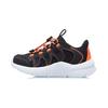 Li Ning Lightweight Comfortable Casual Non-Slip Wear-Resistant Breathable Low-Top Running Shoes Kids Sneaker Black YKNR114-7