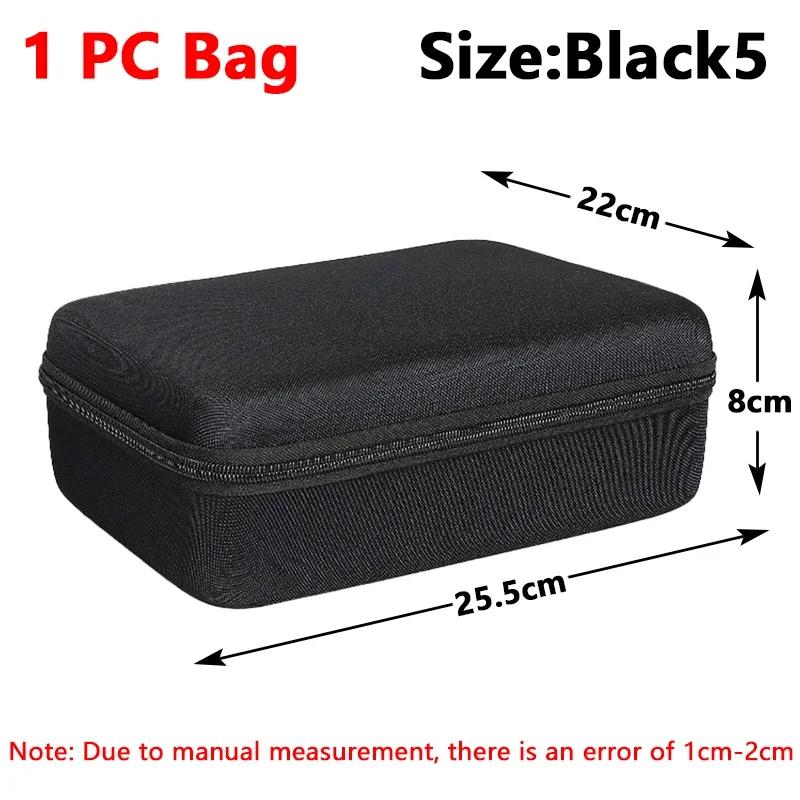 1Pc EVA Storage Box Travel Zipper Small Bag Portable Protective Storage Case Outdoor Tools Bag 6kinds Size Organizer Accessories
