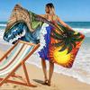 Vibrant Sunset with Ocean Waves Design Beach towel quick-drying for travel outdoor sports jogging beach and swimming