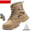 Sneakers Indestructible Shoes Work Safety Shoes with Steel Toe Cap Puncture-Proof Male Security Protective Shoes Tactical Boots