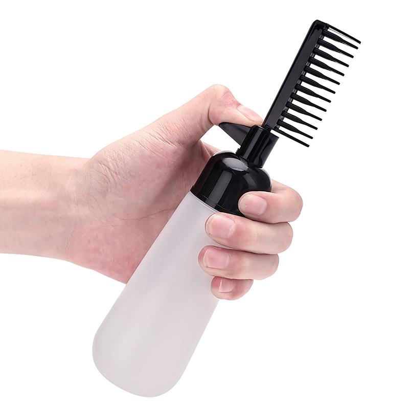 150 мл пресс-тип, бутылка-расческа для краски для волос, встроенная бутылка шампуня, бутылка-расческа для краски для волос, топленое масло, парикмахерский инструмент «сделай сам»