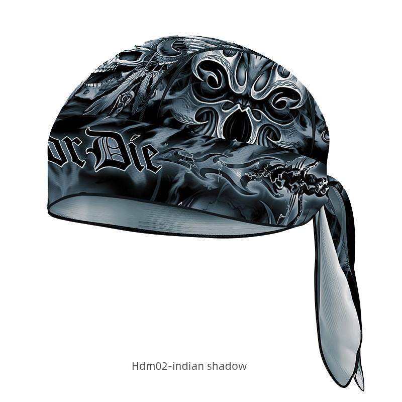 Cycling Hat Men's Bicycle Harley Wind Retro Road Motorcycle Quick-Drying Sweat Absorbent Helmet Lining Headscarf Outdoor