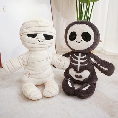 Мультяшная мумия, череп, человек, плюшевая игрушка, креативное привидение на Хэллоуин, мягкая игрушка, забавный праздничный подарок на день рождения для украшения дома