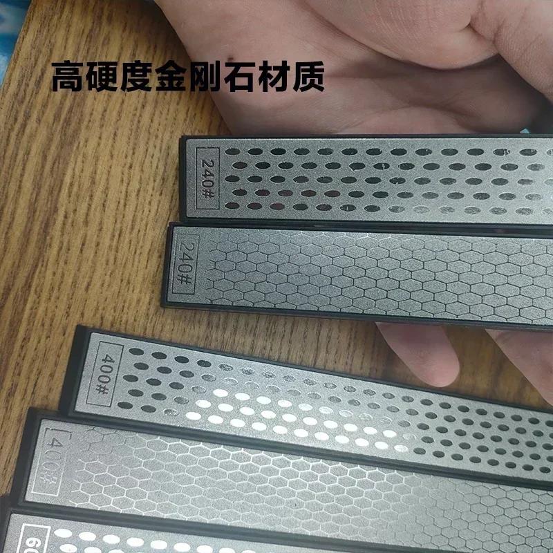 1 шт. 80-3000# Профессиональная алмазная точилка для ножей Точильный камень Система Кухонный инструмент для заточки лезвий Тонкий шлифовальный инструмент Водный камень