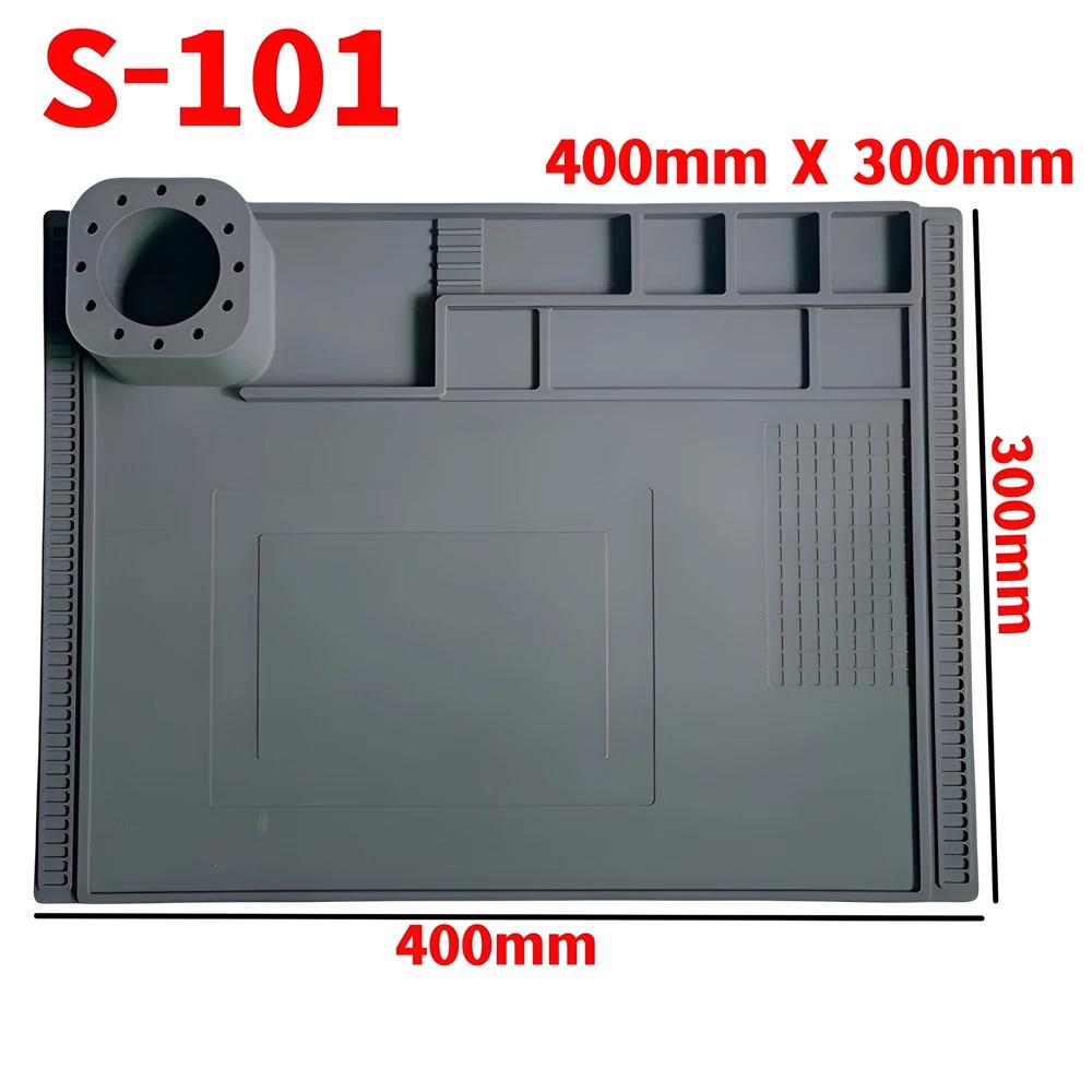 Теплоизоляционный силиконовый коврик для ремонта мобильного телефона, рабочий коврик для обслуживания, платформа для ремонта BGA, инструмент «сделай сам», антистатический коврик для ремонта пайки