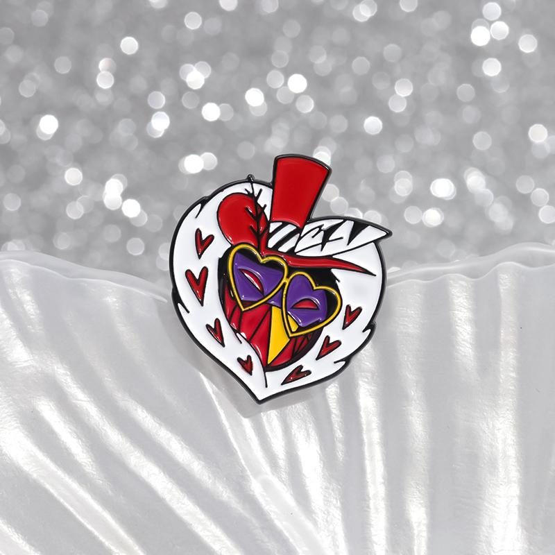 Area Devil Enamel Pins Custom Punk Gothic Brooches Lapel Badges Cartoon Animation Jewelry Gift for Kids Friends