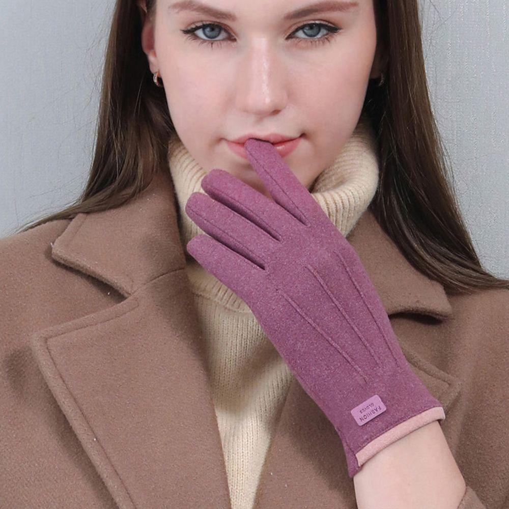 Защита от холода, ветрозащитные перчатки с сенсорным экраном, теплые варежки, женские перчатки, велосипедные перчатки