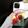 Anime S-SLAM DUNK Case for iPhone 13 12 Mini 11 Pro Max Soft Phone Cover X XS XR 7 SE 8 Plus 6 6S 5 5S Silicone Black Capa
