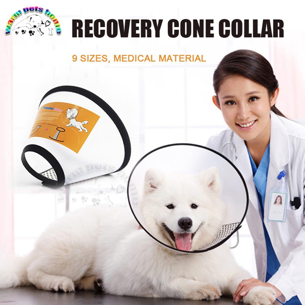 Transparent Protective Collar Anti-Bite Circle Dog Neck Recovery Puppy Pet Cone Collar