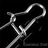 Steel For Lures Lock Snap Connector Swivel Lure Connector Fishing Snaps Clips Swivel Connector