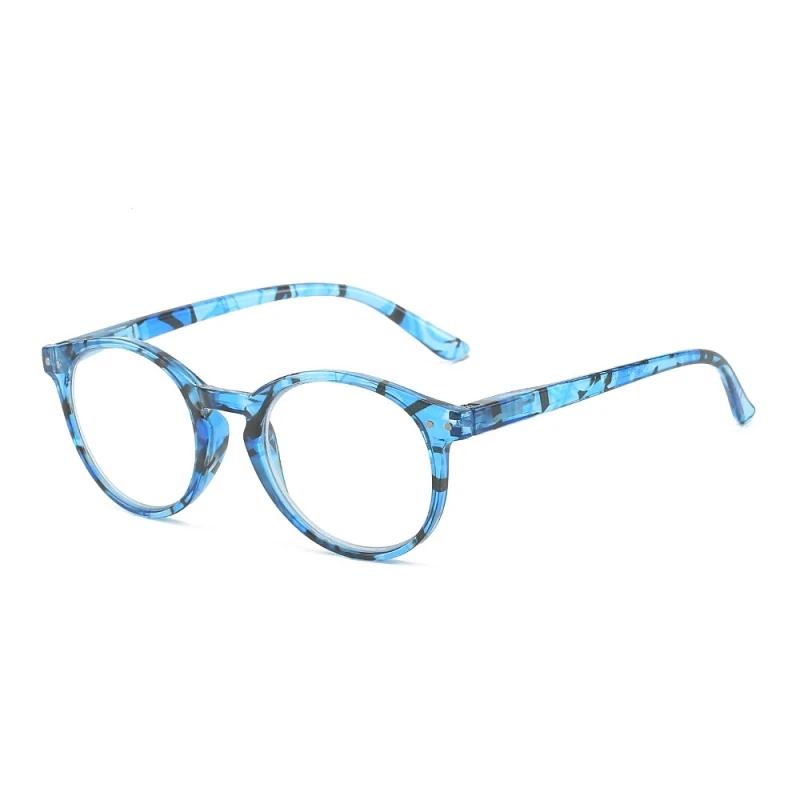 Large Frame Round Reading Glasses High-definition Flower Spring ladies Presbyopia Glasses Middle-aged and Elderly Glasses
