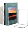Прозрачная акриловая L-образная подставка и упор для книг