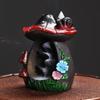 1pc Resin Waterfall Incense Burner Halloween Pumpkin Backflow Incense Burner Home Decor Home Aromatherapy (Without Incense)