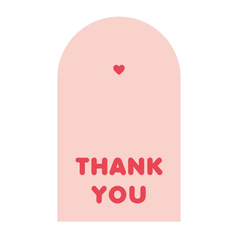 50-pack Airplane-Themed Thank You Box Sealing Stickers for Packaging and Decoration