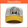 Cotton Cartoon Mouse Kids Baseball Cap With Short Brim For Play Outdoor