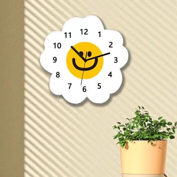 Sunflower Silent Wall Clock - Decorative Living Room Clock