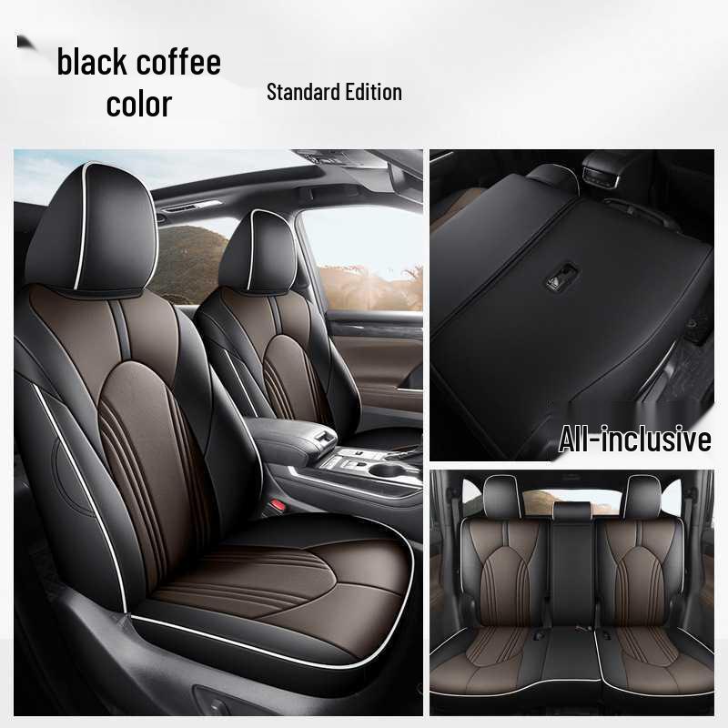 Toyota Highlander Car Seat Cushion Set: 5-Seater and 7-Seater All-Season Full Coverage Interior Accessories