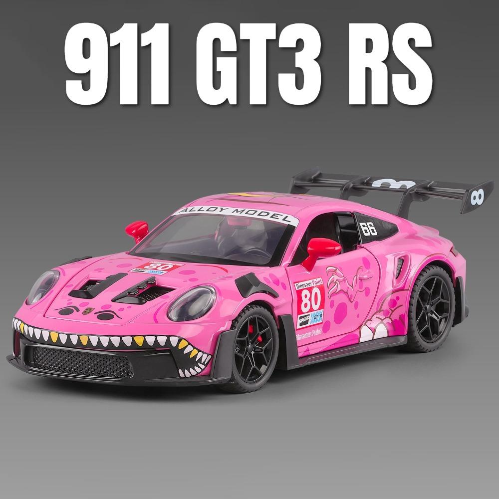 Scale 1:32 911 GT3 RS Panamera Car Model Toy Metal Die-cast Doors Opened Supercar Sound Light Toys Table Top Decoration