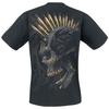 T-shirt Homme - Spiral - Noir - 100% Coton - Manches Courtes - Col Classique