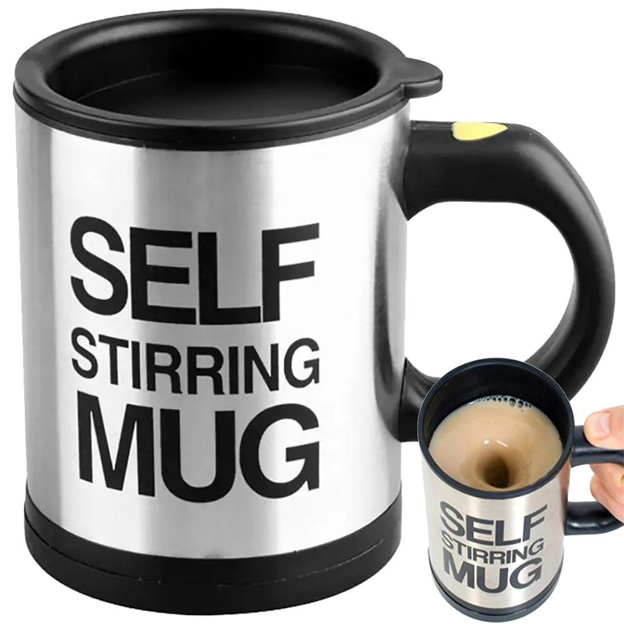 Thermal Self-Stirring Coffee/Tea Mug Red 350Ml